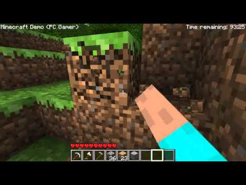 how to play a minecraft demo