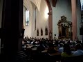 windsbacher knabenchor canta na sankt lorenzkirche, nurenberg, alemanha