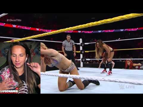 WWE Raw 9/14/15 Nikki Bella vs Charlotte