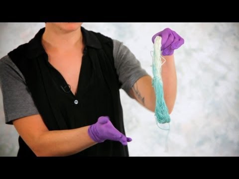 how to dye variegated yarn