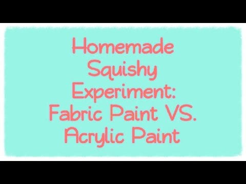how to acrylic paint on fabric