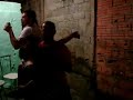 Aurea e Givanildo Pagando mico