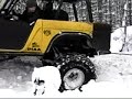 Early Ford Bronco w 408 Pulling another Bronco