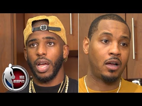 Video: ‘I’ll be damned if we panic’- Carmelo Anthony on Rockets’ 1-4 record | NBA on ESPN