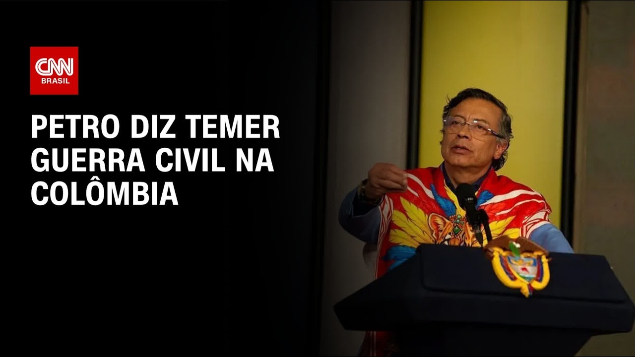 Gustavo Petro alerta para "guerra civil" na Colômbia após denunciar fraude | CNN NOVO DIA