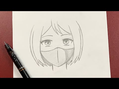 video-linktoworks-Easy anime drawing | how to draw anime girl wearing a...