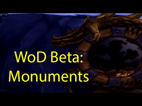 garrison - Checking out garrison monuments in the Warlords of Draenor beta. All footage is from WoD Beta and subject to change. ---wowcrendor links--- My Facebook Page: http://www.facebook.com/crendor...