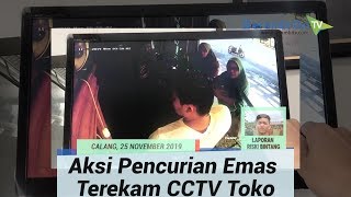 Terekam CCTV, Dua Wanita Ini Diduga Larikan 7 Mayam Emas Dari Toko Perhiasan di Calang. Tersangka Mengaku dari Medan