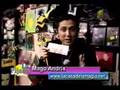 Mago Andrix en La Pijama cardtoon, billete, clase de magia