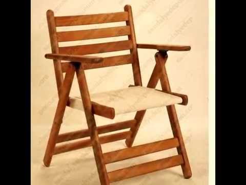Складные стулья из дерева 34