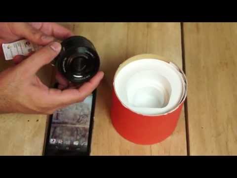 how to attach lens to xperia z1