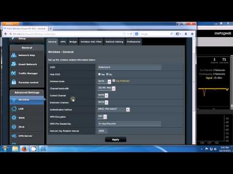 how to change router channel