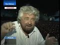 Intervista a Beppe Grillo su EuroNews Intervista a Beppe Grillo su EuroNews