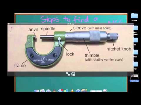 how to use micrometer screw gauge