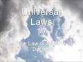  The Law or Right to Decree - 105 Universal Laws of Third Dimension Living.