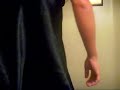 My sexy satin litlle black number