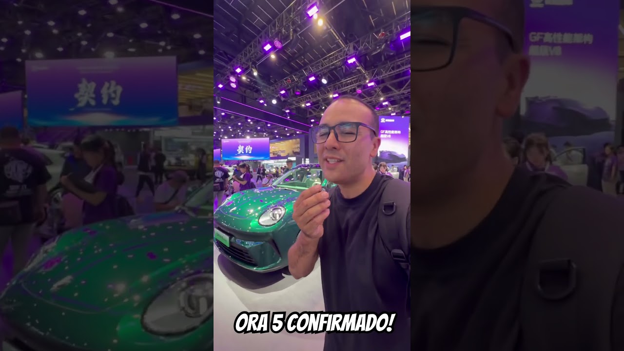 ORA 5 elétrico com 204cv e 58kwh de bateria para um autonomia de até 520km (ciclo CLTC)