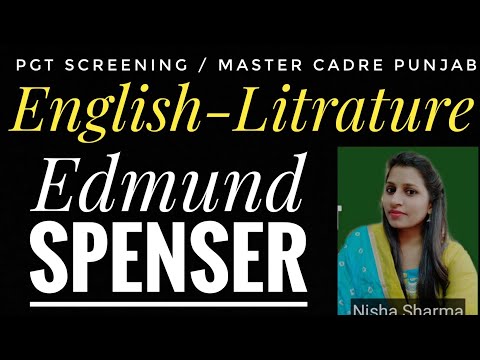 #Edmund Spenser ||English Literature ..Elizabethen age..Faerie Queen.Shepherd calander..poet's Poet