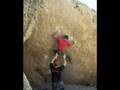Kevin Jorgeson climbing Stained Glass, v10, Bishop, CA