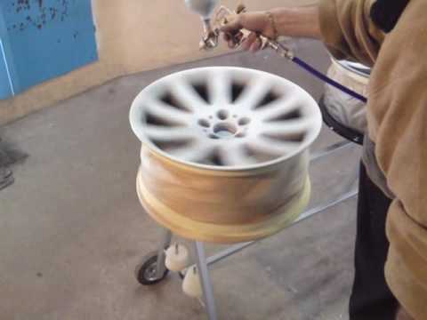how to paint a deep v rim