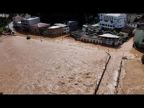 Brasilien-Flut: Luftaufnahmen verdeutlichen das Drama in Minas Gerais