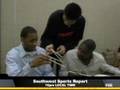 Yao ming teaches tmac to use chopsticks