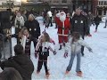 Jesse op de schaatsbaan