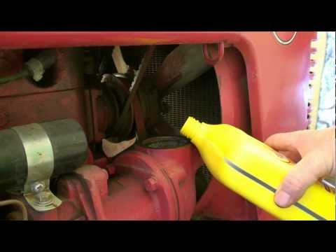 how to change oil in a farmall m