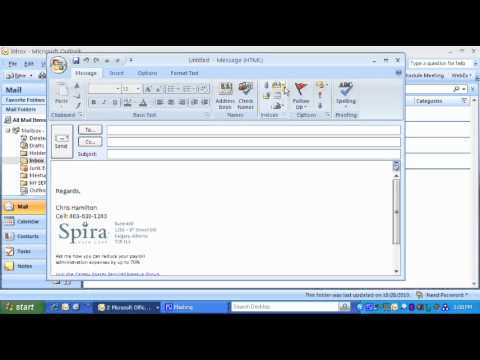 how to attach vcf in outlook