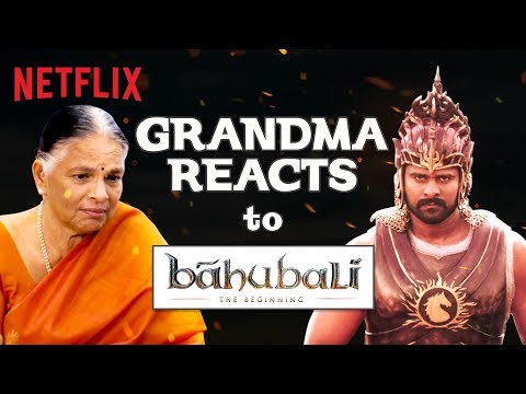Indian Grandma reacts to Baahubali | Netflix