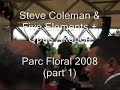 concert de steve coleman & five elements et des rappeurs d'opus akoben au parc floral en 2008 (part 1)
