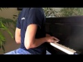 Guy Plays Piano With His Arms Twisted Backwards - backwards, double jointed, piano, skills, weird, wtf, funny