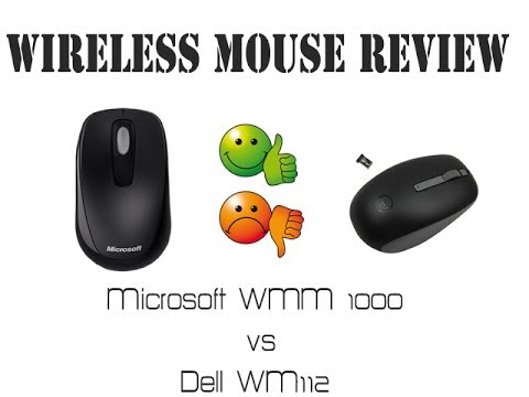 Dell WM112 Wireless VS Microsoft WMM 1000 Wireless Mouse Review