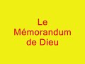 Le Mémorandum de Dieu (troisième partie) de 5