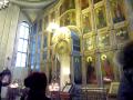 Cheboksary, cherubic hymn at vladimir's church