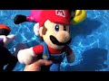 Mario and Luigi Go Swimming