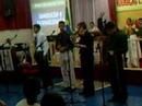 Cantando o hino Existe um Rio em Brasilia DF