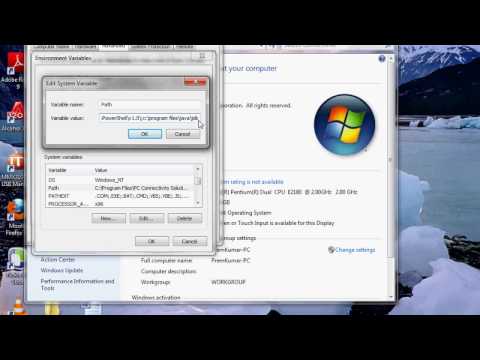 how to set environment variable in windows