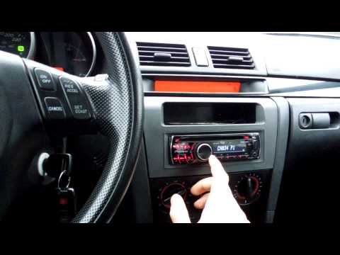 Mazda 3 2006 audio setup