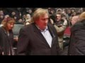 Gerard Depardieu pees on a plane