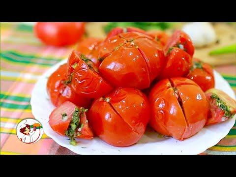 Скорые закусочные помидоры. Суперхит праздничных трапез