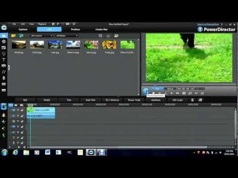 Color Correction, Enhancement, Stabilizer-PowerDirector Turorial