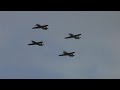 junkers ju-52 der ju-air d�bendorf (schweiz), black jacks fliegerrevue team mit f�nf jak-50/52, lehrmeister fes aus pirna, schulgleiter sg-38 vom flugplatz nardt,  
troika-schlepp mit 3 szd30 