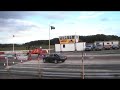 Mgb v8 at york burn out drag racing