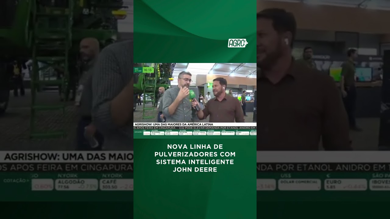 Pulverizador inteligente + conectividade no campo