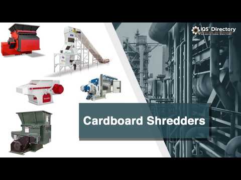 Industrial Paper and Cardboard Shredder TPT 600, Paper Shredders, Shredder  and Chipper, Processing, Products