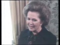 60 minutes interview with then prime minister of the uk getting into a heated discussion with george negus