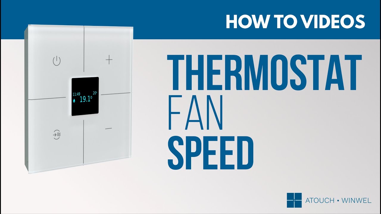 D-THERMO - Como definir a velocidade da ventilação