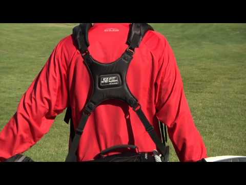 how to adjust golf bag straps