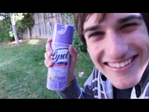 how to properly use lysol spray